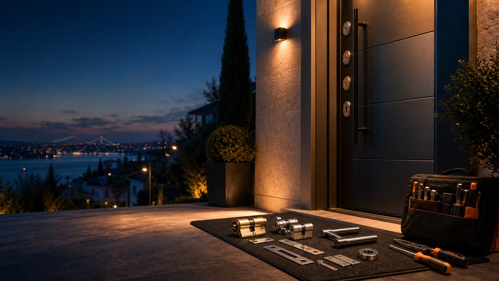 Beykoz çelik kapı kilit ve barel donanımı